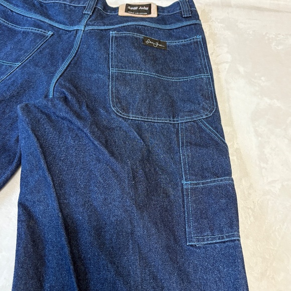 Sean John Denim Collection Blue Jeans Mens 42/28 Baggy Carpenter Style Pants - Picture 8 of 12